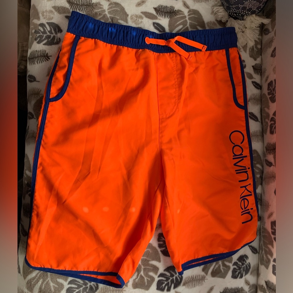 Calvin Klein boys swimwear.